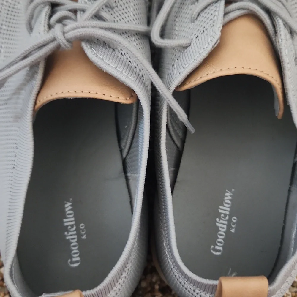 Goodfellow & Co‎ Gray and Tan Men's Oxfords, Size 10 Nwt